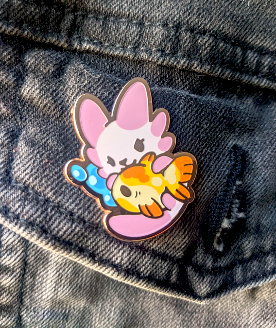 Catxolotl Pin